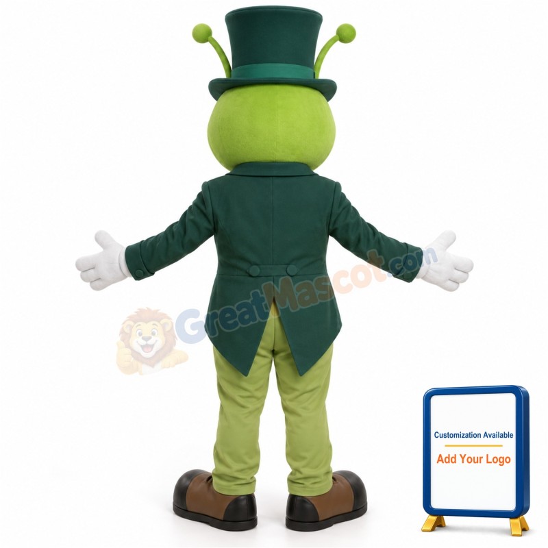 Gentleman Snake With Suit Mascot Costume