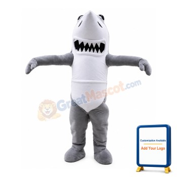 Bloody Cruel Shark Mascot Costume