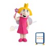 Cute Girl With Wings Mascot Costume