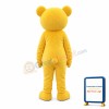 Yellow Bear Mascot Costume For Birthday Party