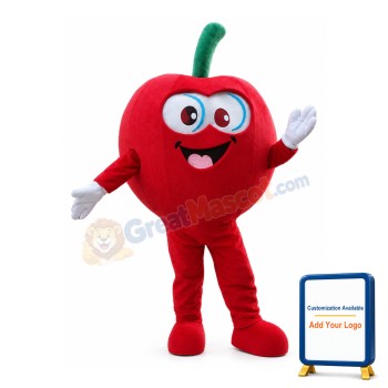 Ripe Red Apple Mascot Costume