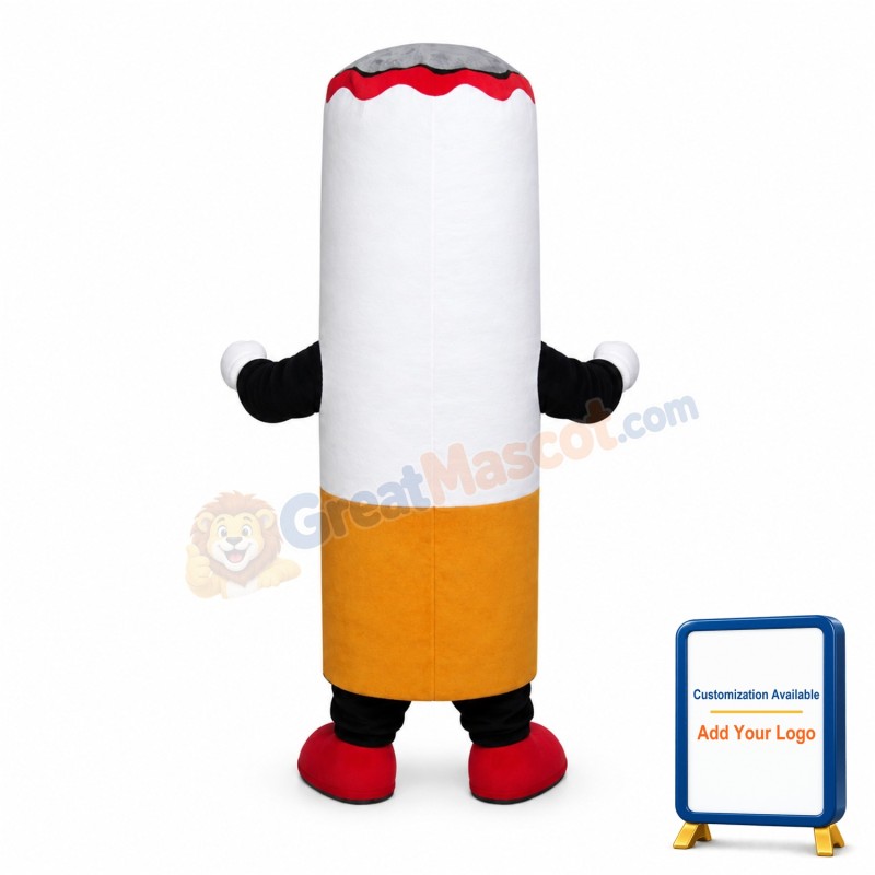 Lit Cigarette Mascot Costume
