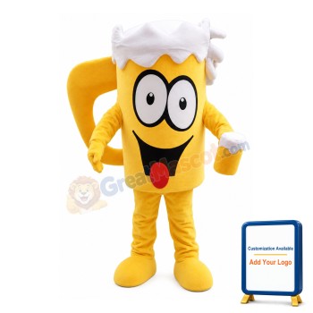 Overflowing Beer Glass Mascot Costume