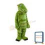 Carnivorous Green Crocodile Mascot Costume