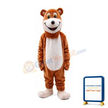 Moderate Happy Bear Mascot Costume