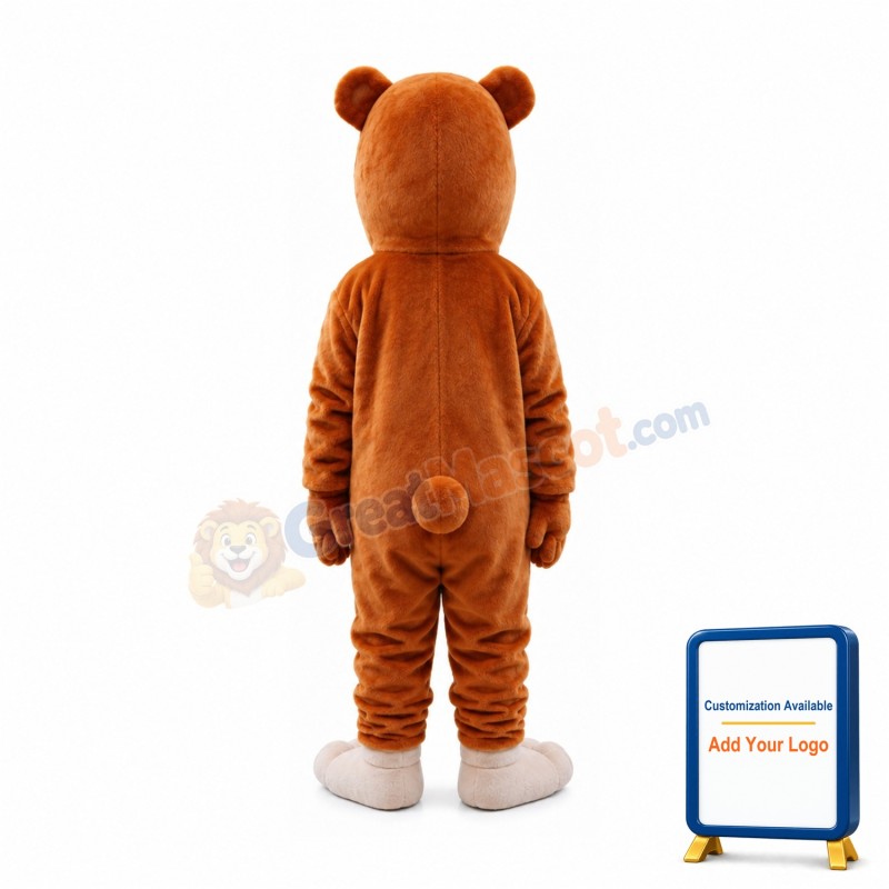 Moderate Happy Bear Mascot Costume