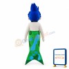 Blue Hair Mermaid Witch Mascot Costume