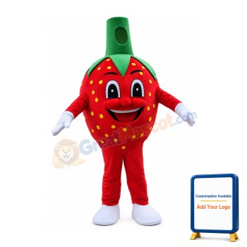 Fresh Strawberry Mascot Costume