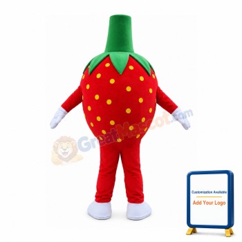 Fresh Strawberry Mascot Costume