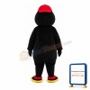Penguin Wearing Red Cap Mascot Costume