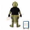 Thin Teeth Green Crocodile Mascot Costume