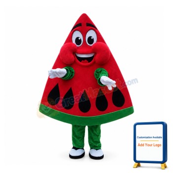 Cartoon Red Triangle Watermelon Mascot Costume