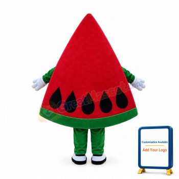 Cartoon Red Triangle Watermelon Mascot Costume