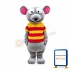 Cartoon Mouse Big Eyes Mascot Costume