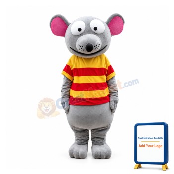 Cartoon Mouse Big Eyes Mascot Costume