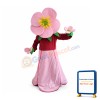 Pink Flower Mascot Costume