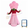 Pink Flower Mascot Costume