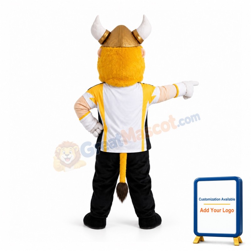 Happy Viking Warrior Mascot Costume