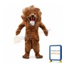 Howling Power Lion Long Plush Mascot Costume