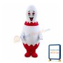 Huge Cartoon White Bowling Pin Mascot Costume