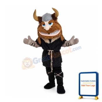 2nd Version Of The Fierce Viking Man Mascot Costume