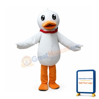 Big Duck White Mascot Costume