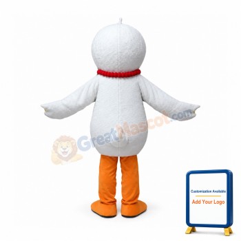 Big Duck White Mascot Costume