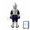 Silver Knight Armor Mascot Costume