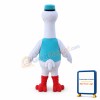 Cartoon White Bird Waiter Mascot Costume Fancy Dress Animal Mascot Costume