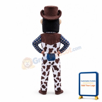 Angry Cowboy Mascot Costume