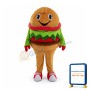 Lovely Cartoon Hamburger Mascot Costume