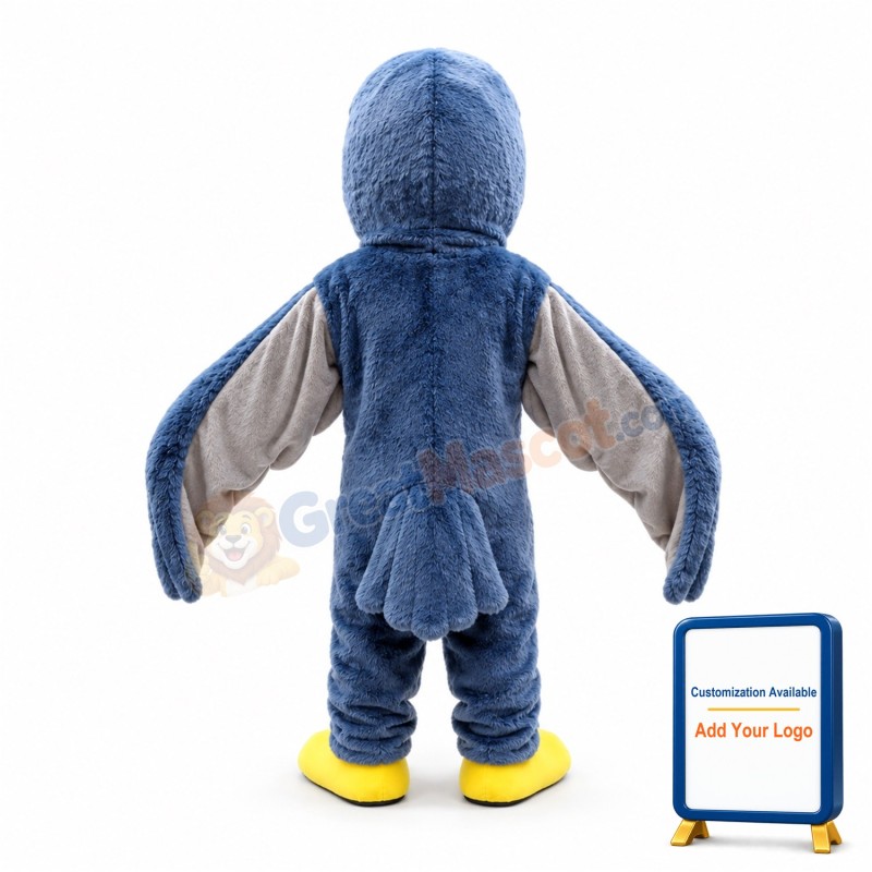 Fierce North American Blue Bird Mascot Costume