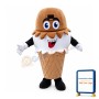 Huge Cartoon Double Scoop Ice Cream Cone Mascot Costume