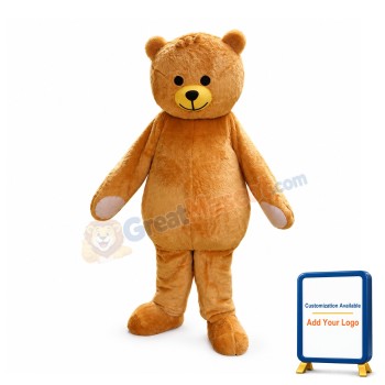 Gift Teddy Bear Mascot Costume Adult Size