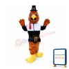 Cartoon Pilgrim Turkey Mascot Costume 
