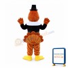 Cartoon Pilgrim Turkey Mascot Costume