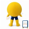 Smug Cartoon Yellow Orb Mascot Costume