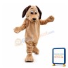 Clever Golden Dog Mascot Costume