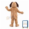 Clever Golden Dog Mascot Costume