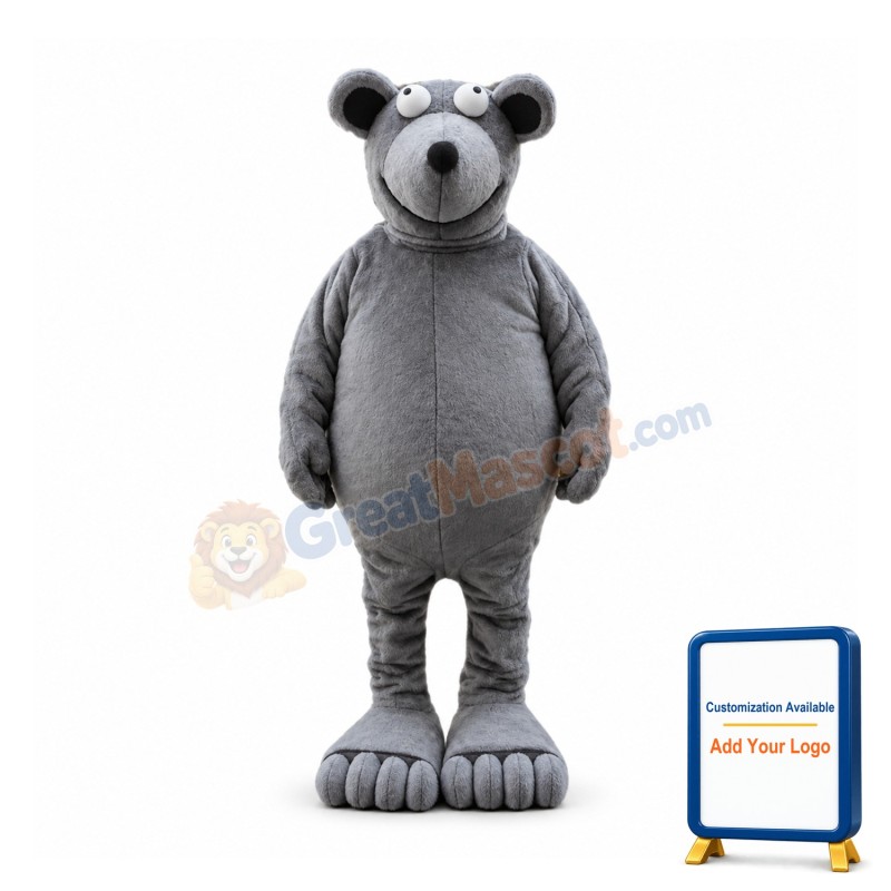 Funny Bigfoot Grizzly Bear Mascot Costume