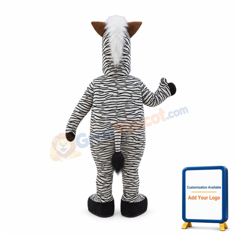 Zebra Animal Mascot Costume High Platform Costume