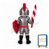Copper Knight Mascot Costume