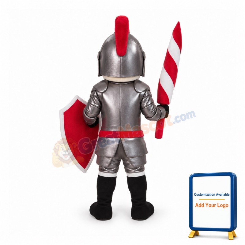 Copper Knight Mascot Costume