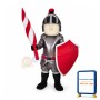 Copper Knight Mascot Costume