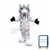 Bengal White Tiger Mascot Costume