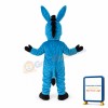 Blue Donkey Mascot Costume