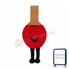Huge Cartoon Table Tennis Paddle Mascot Costume