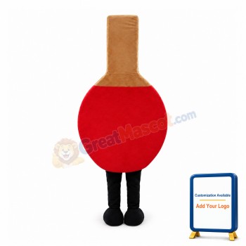 Huge Cartoon Table Tennis Paddle Mascot Costume