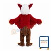 Mythical Eagle Monster Griffin Red Mascot Costume