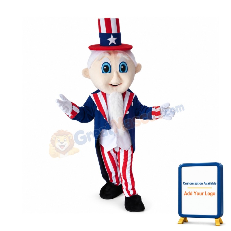 Uncle Sam Mascot Costume